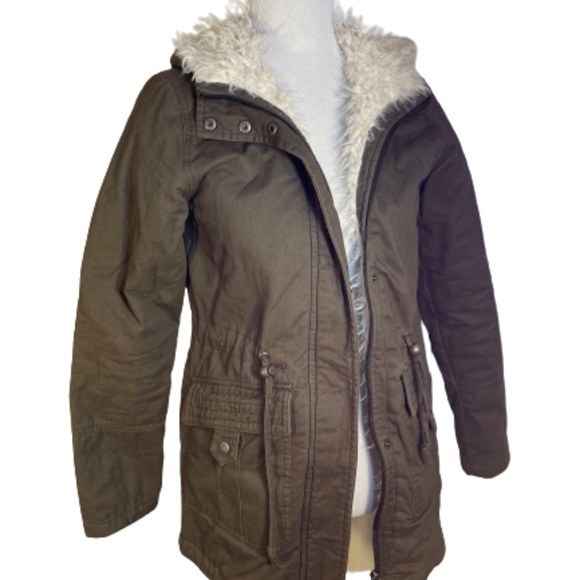 Maralyn & Me Faux-Fur-Trim Hooded Coat - Picture 2 of 11